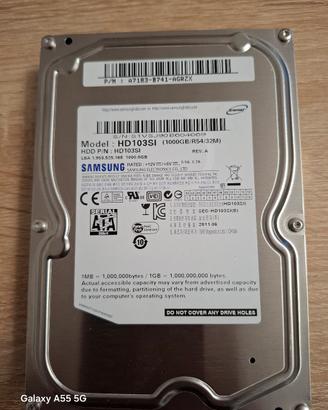 Hard Disk Samsung  HD103SI  1TB 