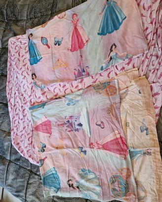 Set lenzuola principesse 