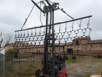 Erpice leggero a denti triangolari