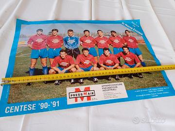 CENTESE CALCIO poster 1990 91 VINTAGE FOOTBALL
