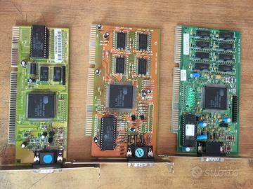 3 schede video ISA Cirrus Logic