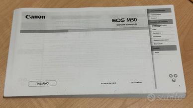 Manuale istruzioni Canon Eos M50