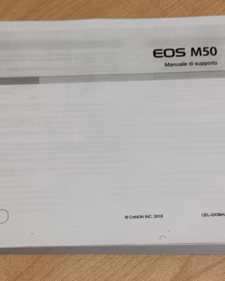 Manuale istruzioni Canon Eos M50