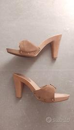 Sandali aperti donna Scholl tacchi alti 10 cm N.37