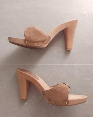 Sandali aperti donna Scholl tacchi alti 10 cm N.37