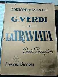 Spartito la Traviata Giuseppe Verdi