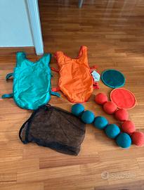 Gioco palline e pettorina