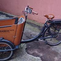 Cargo bike Babboe e-Curve usata e accessoriata