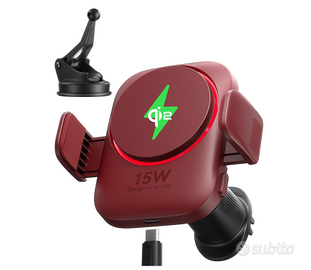 Caricatore e porta telefono per auto magsafe 15w p