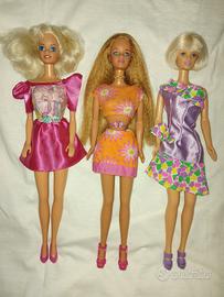 Lotto 3 Barbie anni'90 accessori x mini van/picnic