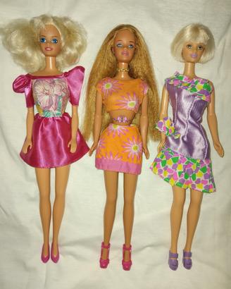 Lotto 3 Barbie anni'90 accessori x mini van/picnic