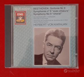 CD – BEETHOVEN  - SINFONIA  Nr. 9  – H.  VON KARAJ