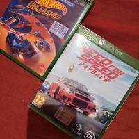 giochi vari Xbox hot wheels Need for speed auto