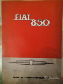 uso e manutenzione fiat 850