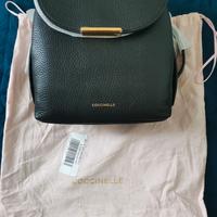 Zainetto di coccinelle in pelle nero