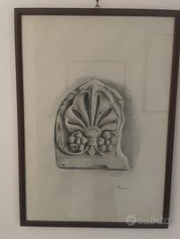 Due disegni a carboncino