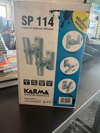 karma sp 114 – coppia staffe da parete per diffuso