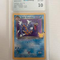 Dark gyarados 25th anniversary graded 10