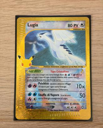 Pokémon Lugia 149/147 - 30th anniversario NM