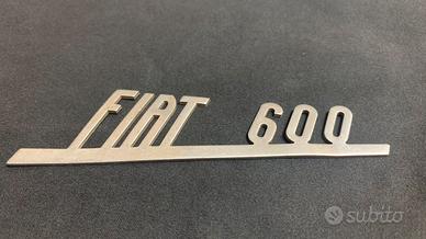 Targhetta Fiat 600