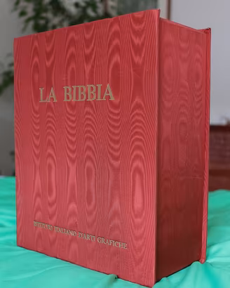 Bibbia- edizione pregiata  2 volumi con cofanetto