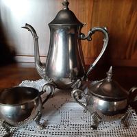 Set da te argento-silver