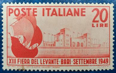 ITALIA REPUBBLICA 1949 13ª fiera del levante
