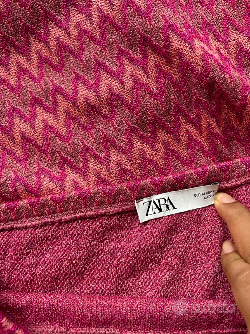 Gonna rosa con dettaglio zig zag Zara Abbigliamento e Accessori In vendita a Varese