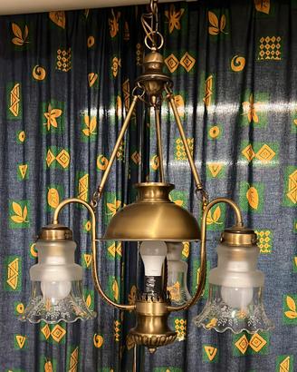 Lampadario a sospensione vintage