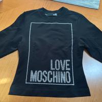 Felpa in cotone Moschino