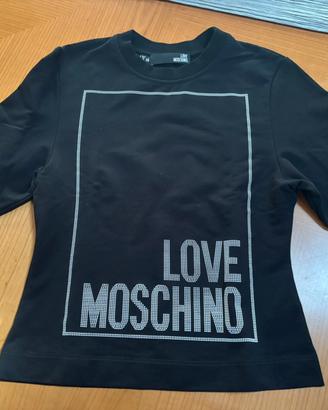 Felpa in cotone Moschino