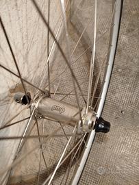 Ruota anteriore per bicicletta. 