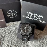 Omega x Swatch Mission to Moonphase Snoopy Black