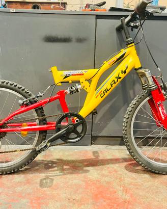 Galaxy BMX/MTB da 20” con doppia sospensione