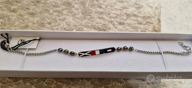 Bracciale da uomo in acciaio Kuma, nuovo.