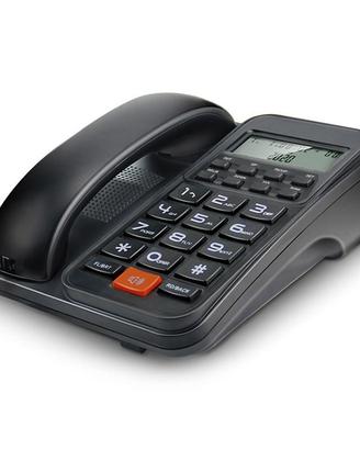 Telefono Fisso Filo Green Lyca GL69840 Nero Nuovo
