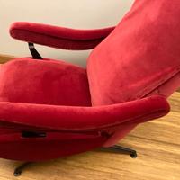 Poltrona vintage reclinabile Oscar Novarredo