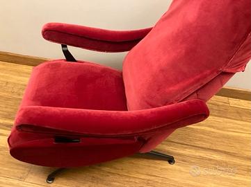 Poltrona vintage reclinabile Oscar Novarredo