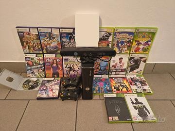 Xbox 360 Nera + giochi + accessori (leggere bene)