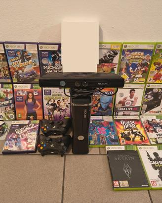 Xbox 360 Nera + giochi + accessori (leggere bene)
