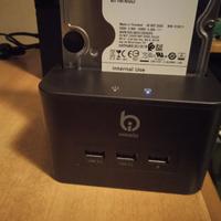 Docking station USB 3.0 con hub USB