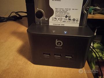 Docking station USB 3.0 con hub USB