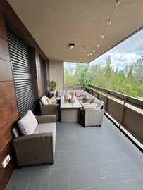Set completo da esterno in rattan – 500 €