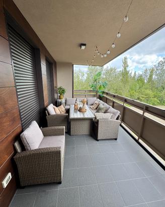 Set completo da esterno in rattan – 500 €