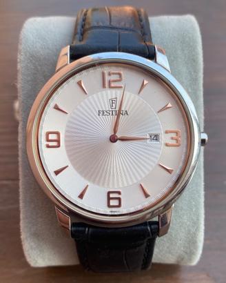 Festina man Ultra Slim 39,5mm quarzo elegantissimo