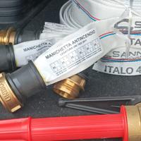 idrante antincendio, manichetta e lancia 