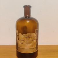 Bottiglia fa farmacia/erboristeria Vintage anni 50