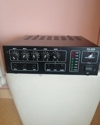 Amplificatore Mixer Monacor PA-888