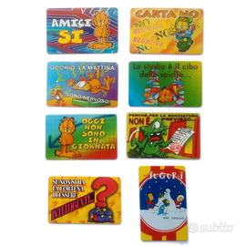 Serie Card Garfield mostri bravura Simpson Natale