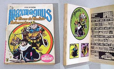MAXMAGNUS n°2 Ed. Corno, 1979, con adesivi